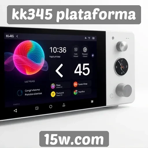 Interface do usuário da kk345 plataforma é intuitiva e amigável
